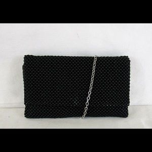 International Concepts Black Clutch Evening Bag